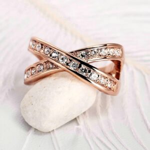 Ifshas 18K Gold Plated Rings For Women in Dubai
