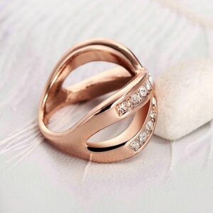 Ifshas 18K Gold Plated Rings For Women in Dubai