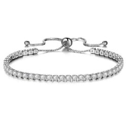 Lumina Tennis Bracelet by Ifshas - Jewellery & Accessories. 18K Gold Plated Jewelry in Dubai